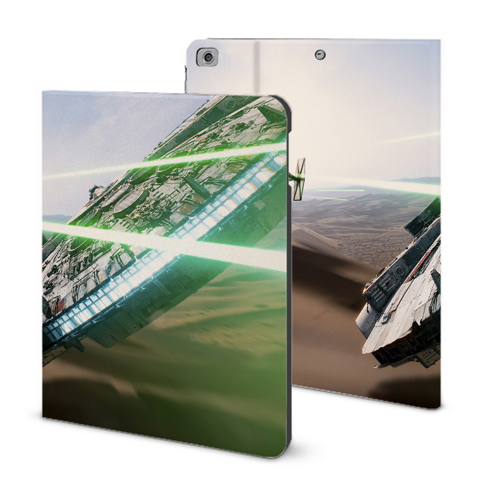 （画像用） スター・ウォーズ Star Wars IPad ケース ブック型 PUレザー TPU 耐衝撃 軽量 薄型 ペン収納なし 全面保護 IPad 各モデル対応